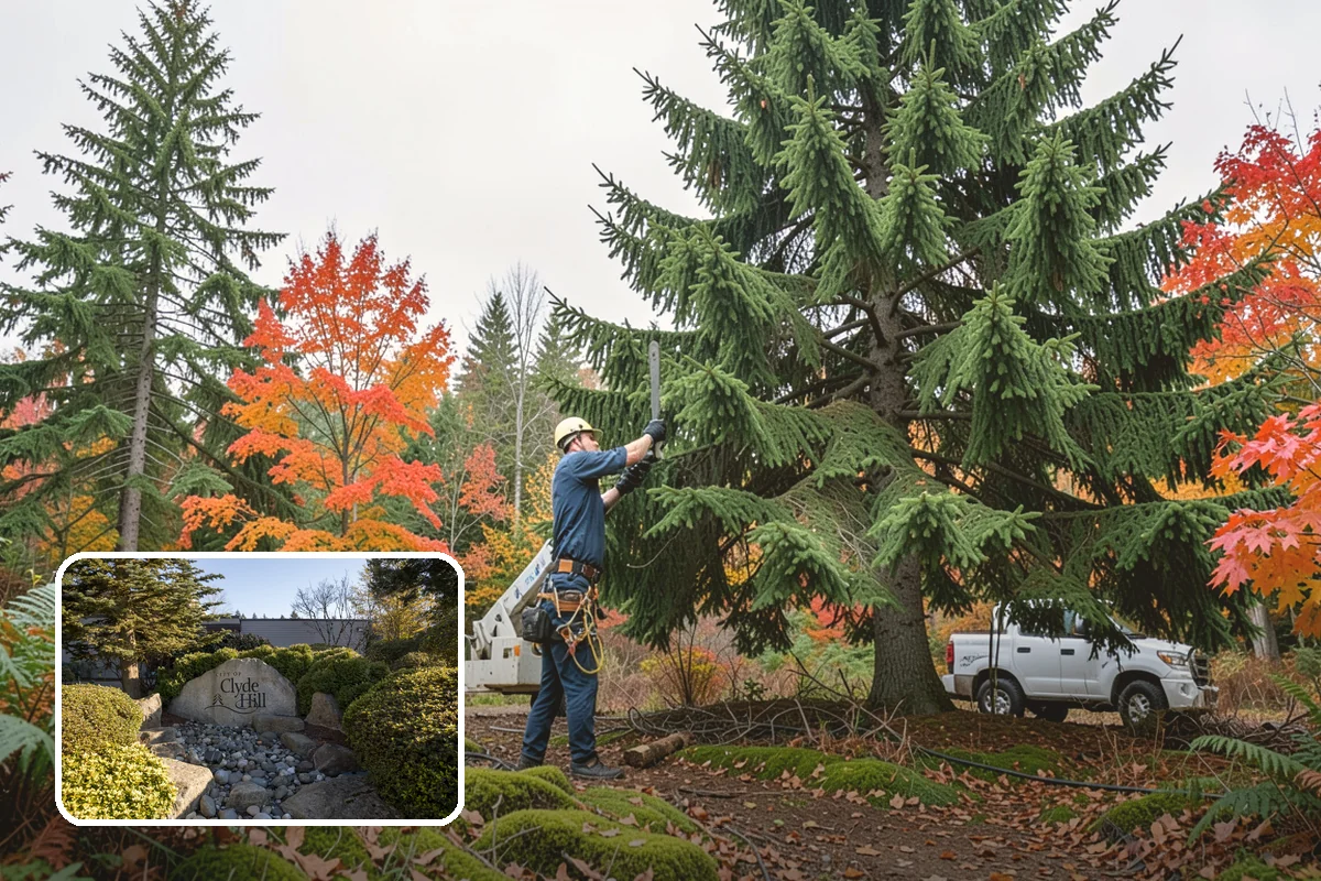 Tree bracing in Clyde Hill, King County, WA - Reduces the risk of limb or stem failure