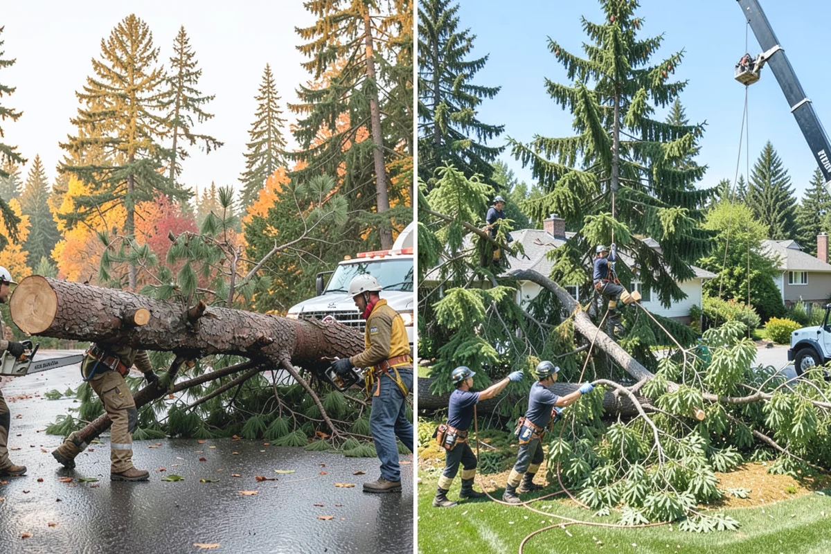 Tree bracing in Darrington, Snohomish County, WA - Assess structural defects and load paths