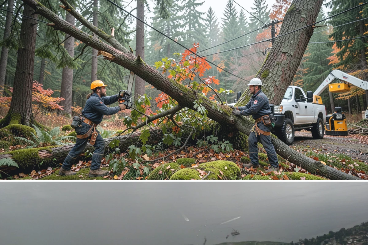 Tree bracing in Des Moines, King County, WA - Work is performed year-round but typically scheduled when trees have full foliage to assess load paths accurately