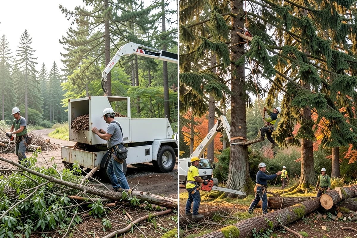 Tree bracing in DuPont, Pierce County, WA - Assess structural defects and load paths