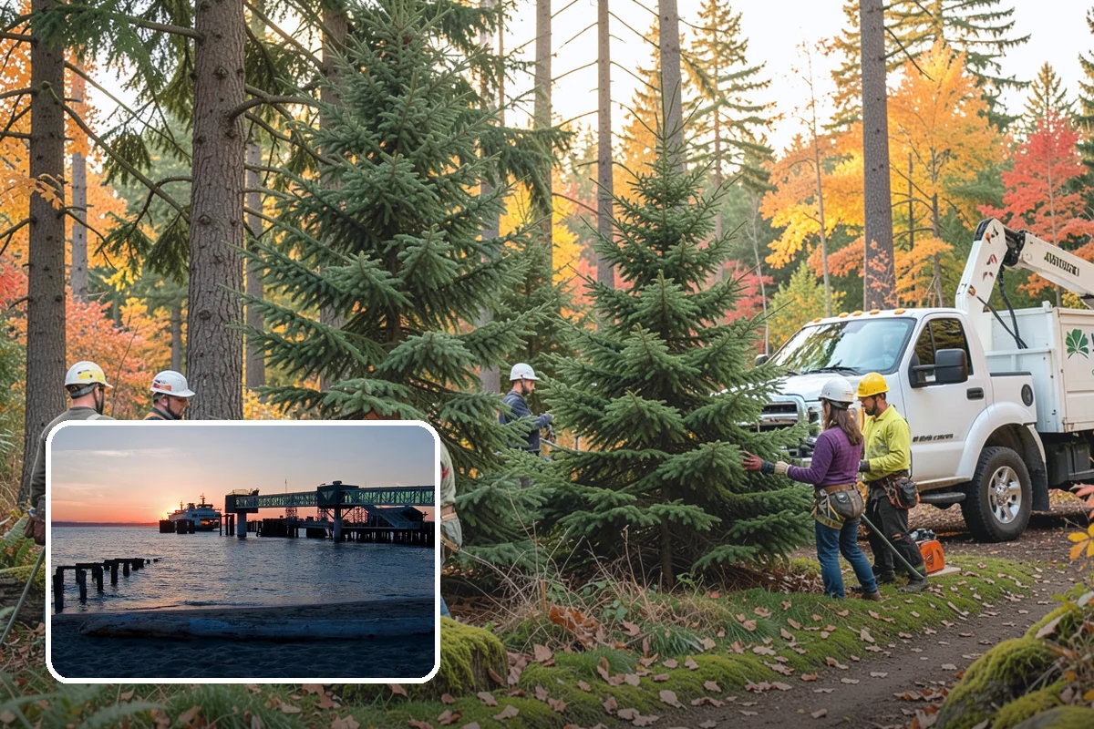 Tree bracing in Edmonds, Snohomish County, WA - Reduces the risk of limb or stem failure