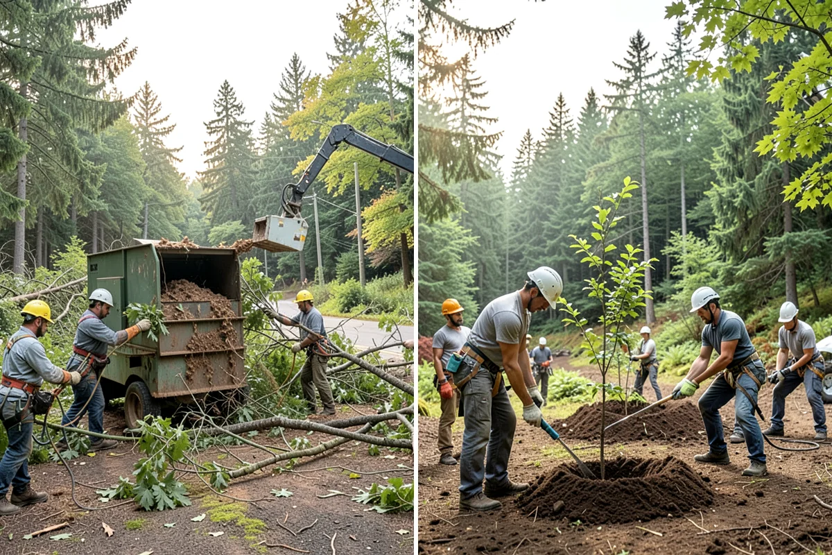 Tree bracing in Enumclaw, King County, WA - Assess structural defects and load paths