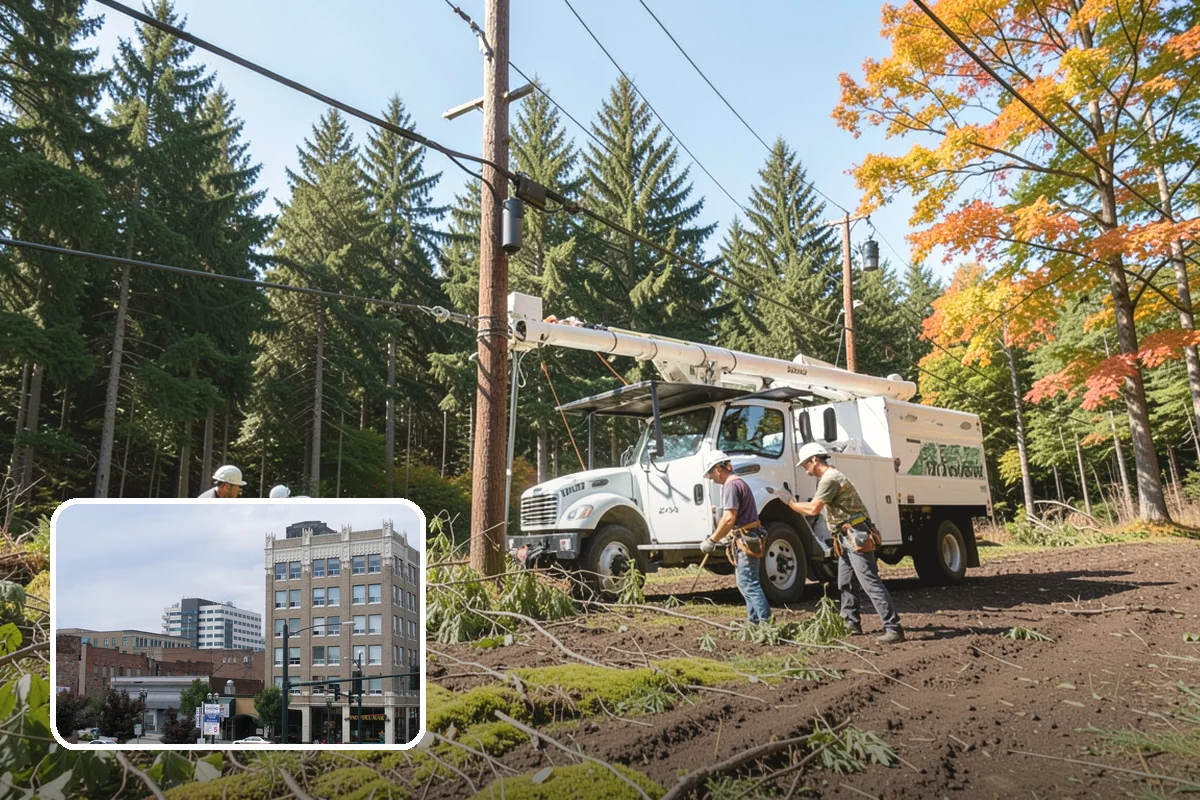Tree bracing in Everett, Snohomish County, WA - Reduces the risk of limb or stem failure