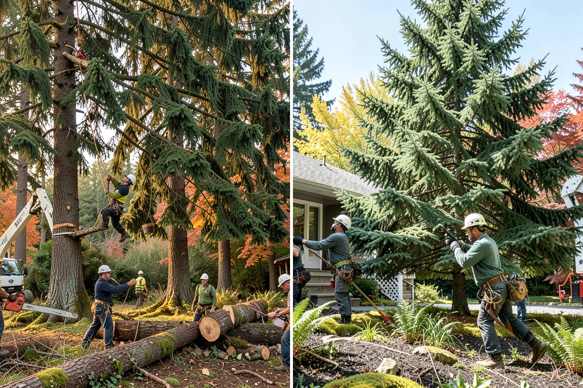 Tree bracing in Everett, Snohomish County, WA - Assess structural defects and load paths