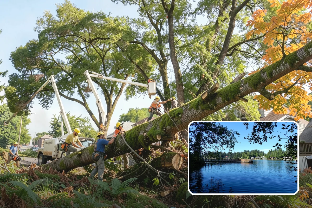 Tree bracing in Federal Way, King County, WA - Reduces the risk of limb or stem failure