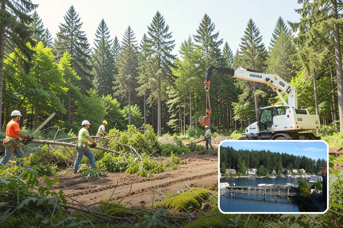 Tree bracing in Gig Harbor, Pierce County, WA - Reduces the risk of limb or stem failure