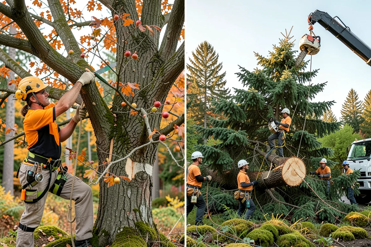 Tree bracing in Gig Harbor, Pierce County, WA - Assess structural defects and load paths