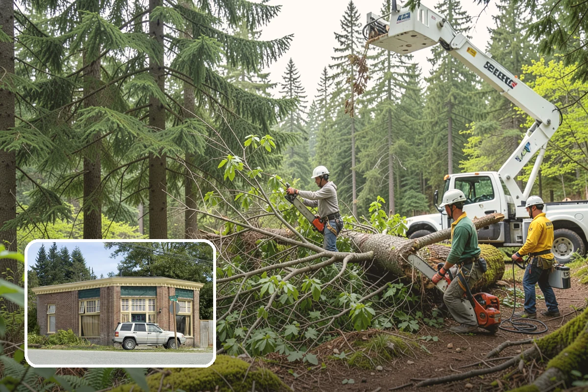 Tree bracing in Hamilton, Skagit County, WA - Reduces the risk of limb or stem failure