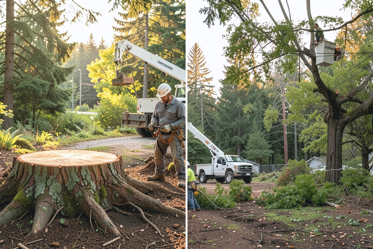 Tree bracing in Hamilton, Skagit County, WA - Assess structural defects and load paths