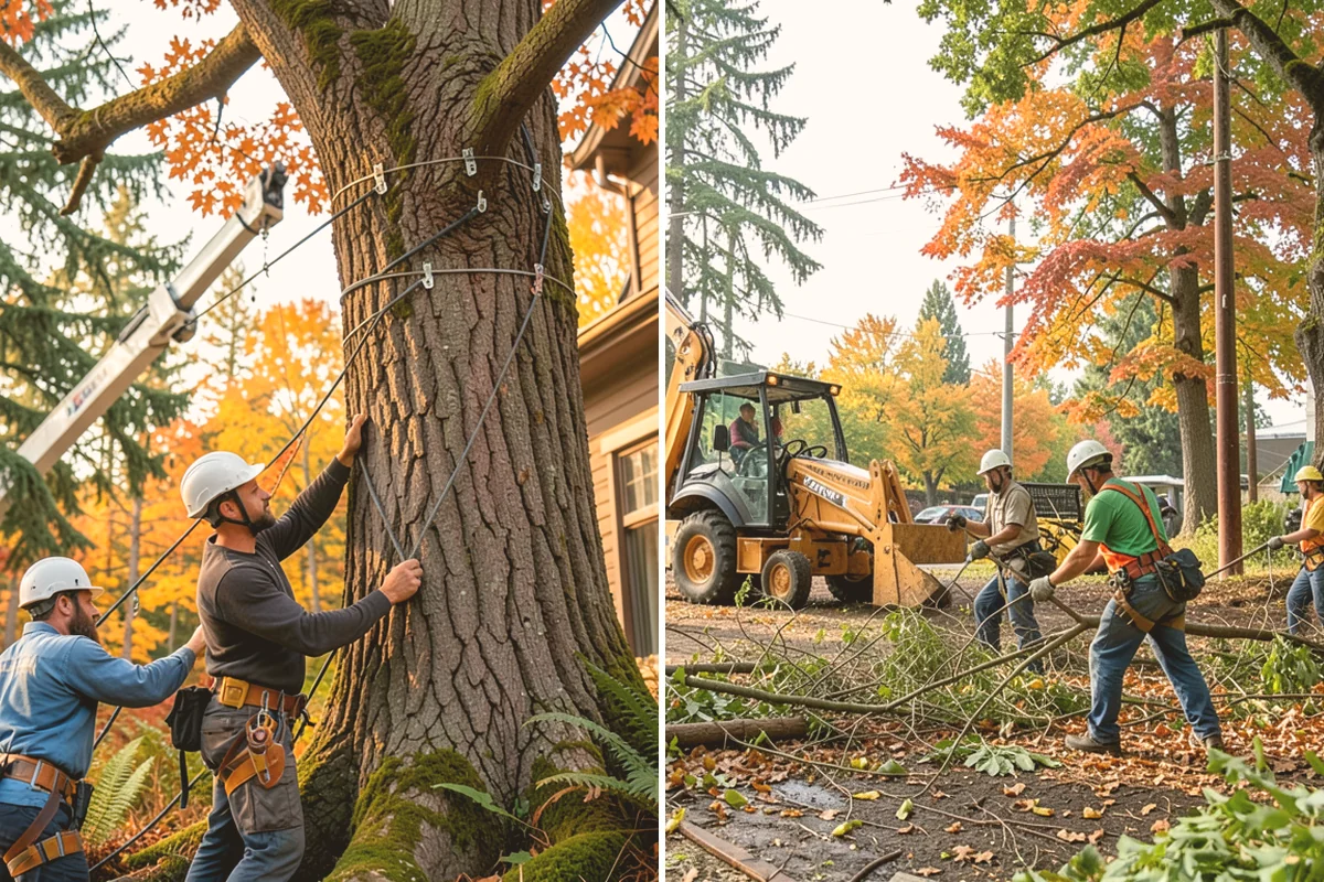 Tree bracing in Index, Snohomish County, WA - Assess structural defects and load paths