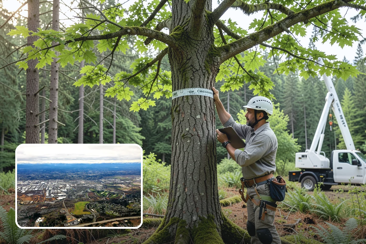 Tree bracing in Kent, King County, WA - Reduces the risk of limb or stem failure