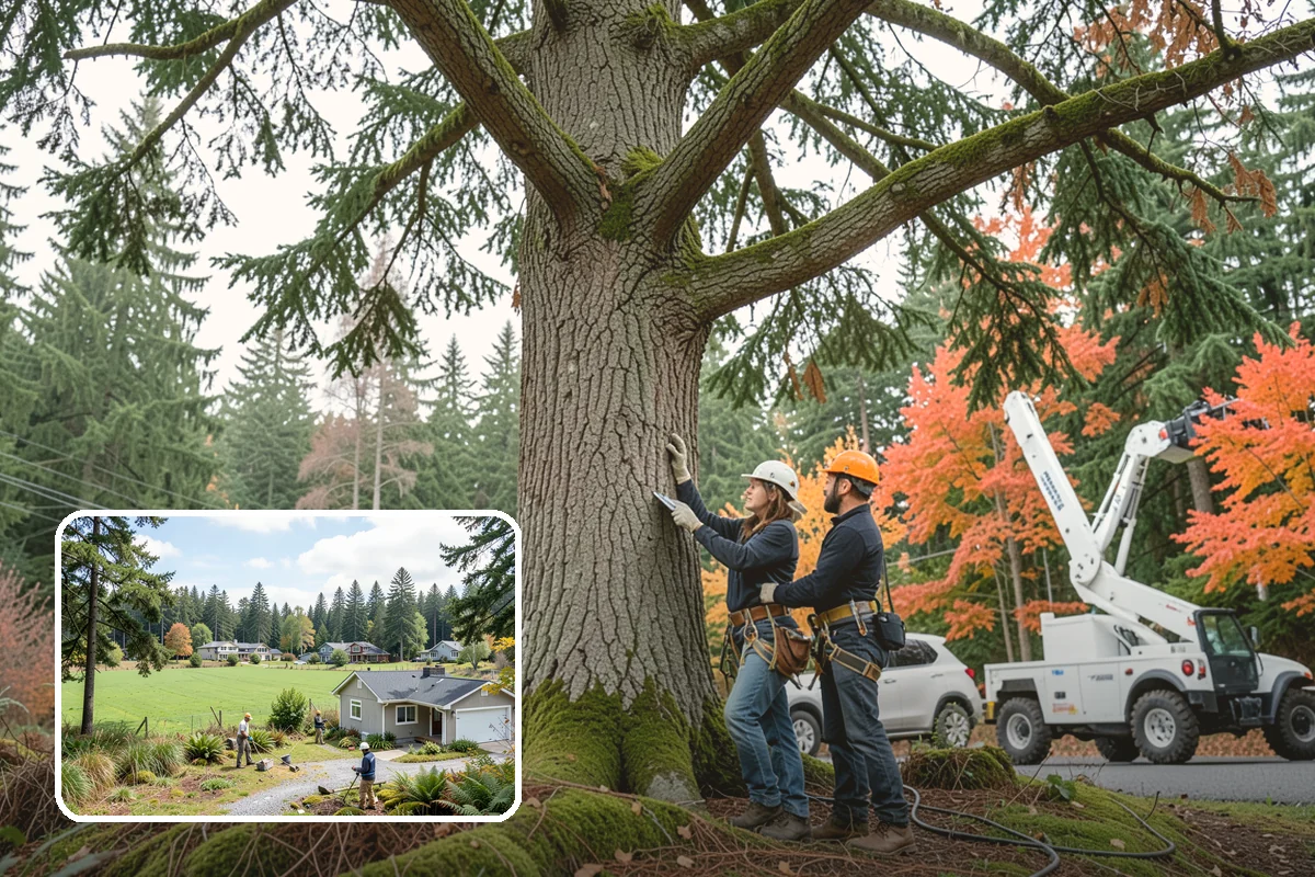 Tree bracing in Lyman, Skagit County, WA - Reduces the risk of limb or stem failure