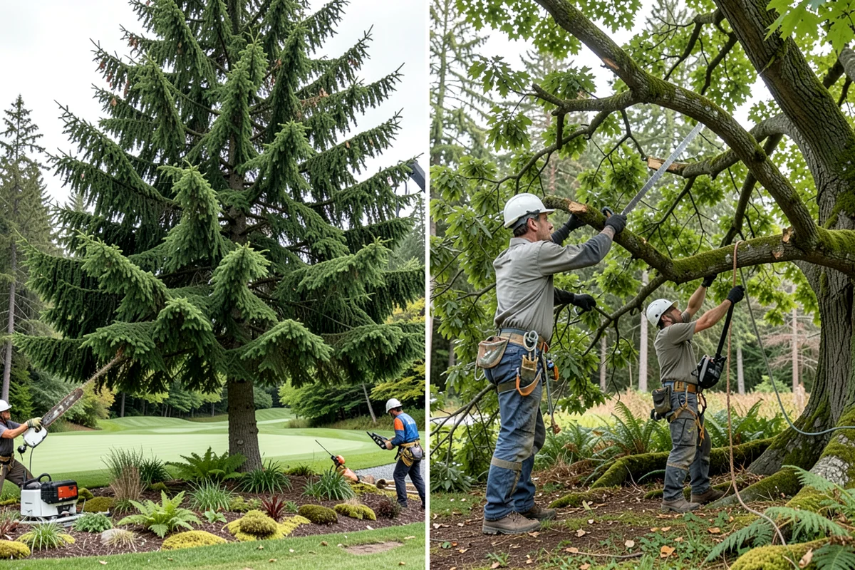 Tree bracing in Lyman, Skagit County, WA - Assess structural defects and load paths