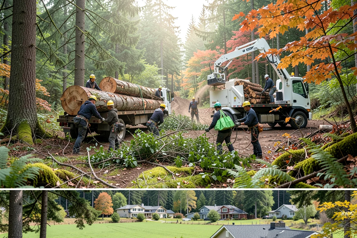 Tree bracing in Lyman, Skagit County, WA - Work is performed year-round but typically scheduled when trees have full foliage to assess load paths accurately