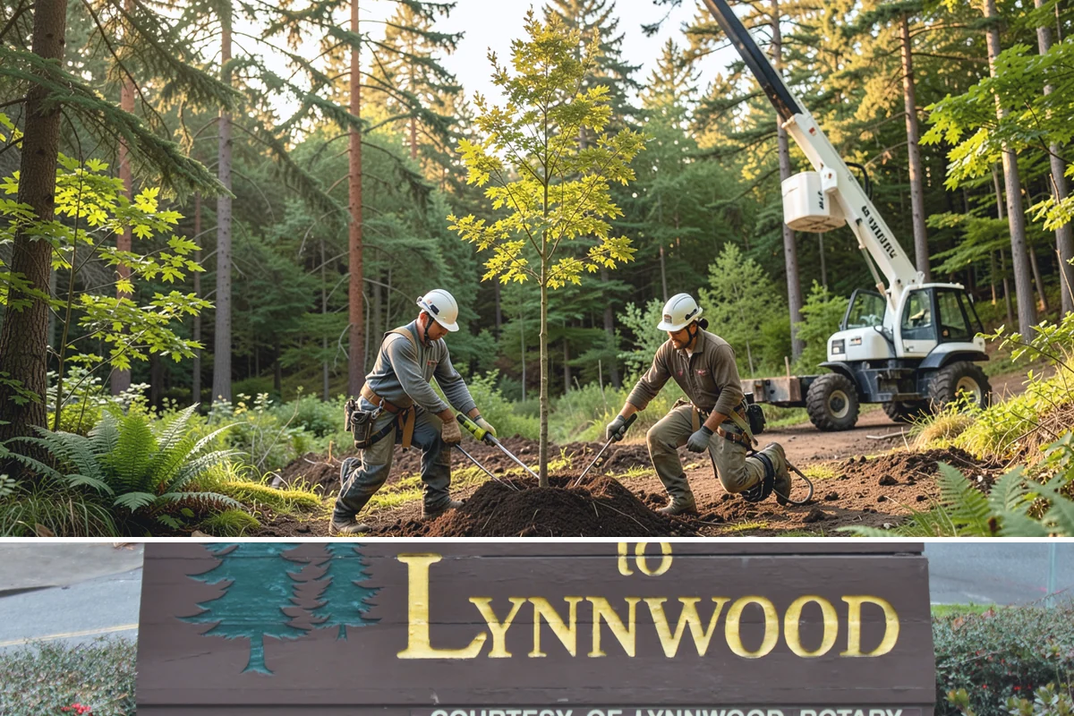Tree bracing in Lynnwood, Snohomish County, WA - Work is performed year-round but typically scheduled when trees have full foliage to assess load paths accurately