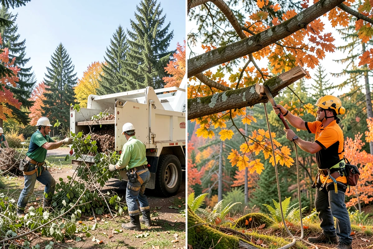 Tree bracing in Maple Valley, King County, WA - Assess structural defects and load paths