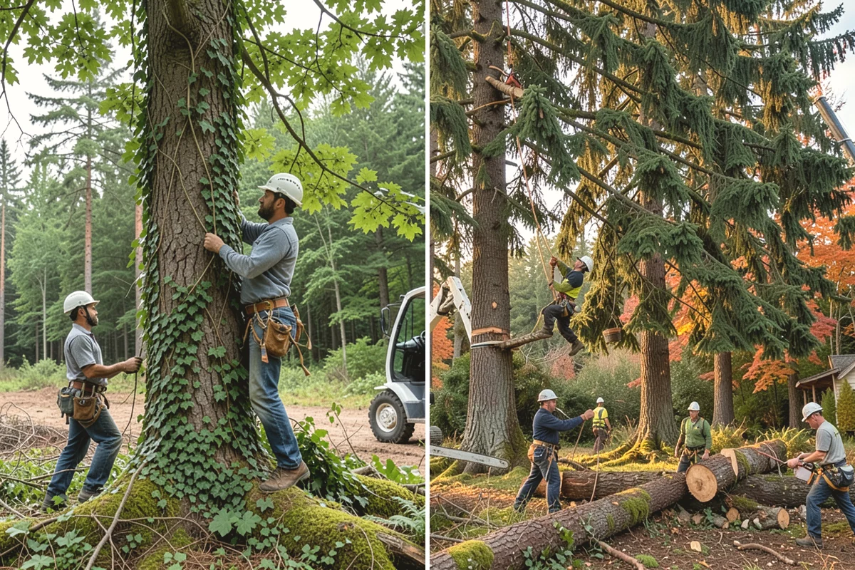 Tree bracing in Monroe, Snohomish County, WA - Assess structural defects and load paths