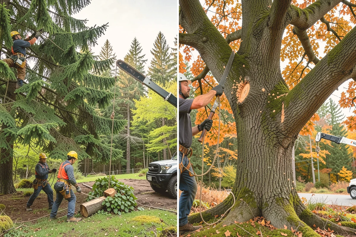 Tree bracing in Mount Vernon, Skagit County, WA - Assess structural defects and load paths
