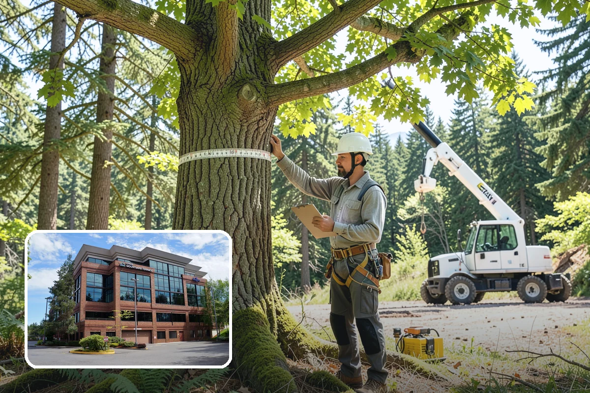 Tree bracing in Mountlake Terrace, Snohomish County, WA - Reduces the risk of limb or stem failure