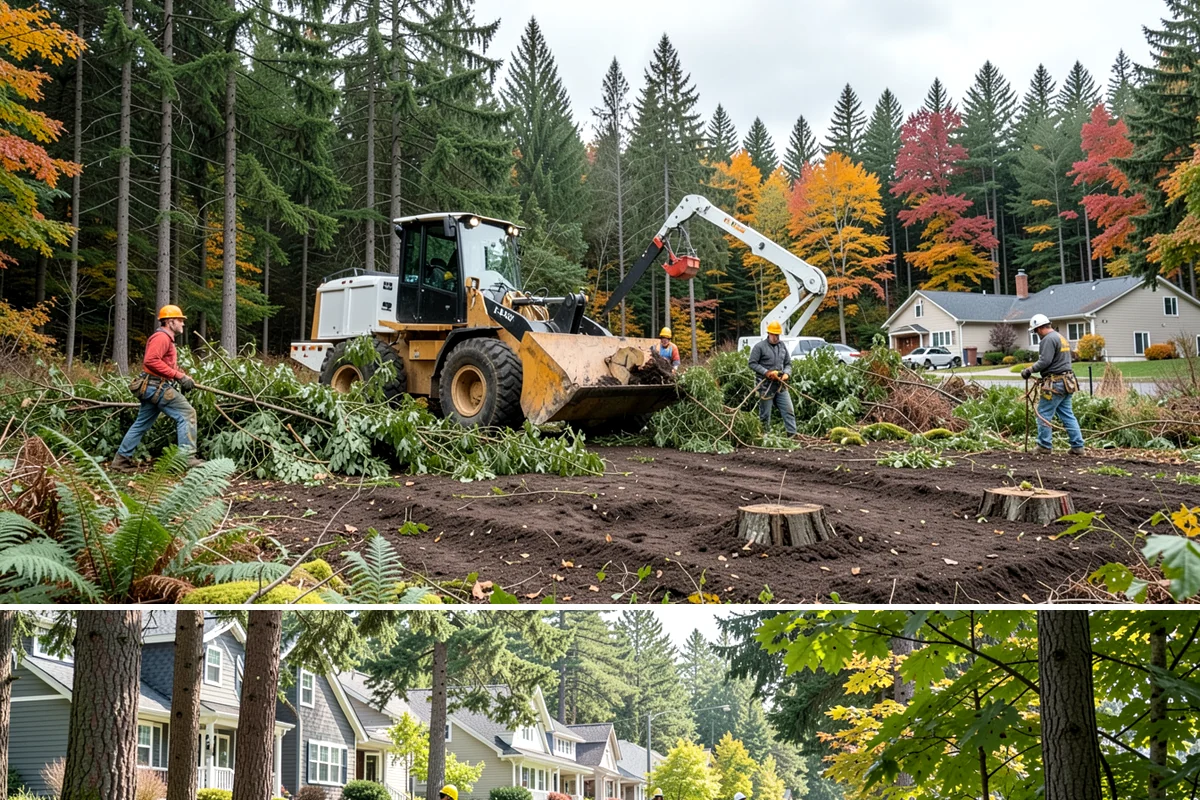 Tree bracing in Normandy Park, King County, WA - Work is performed year-round but typically scheduled when trees have full foliage to assess load paths accurately