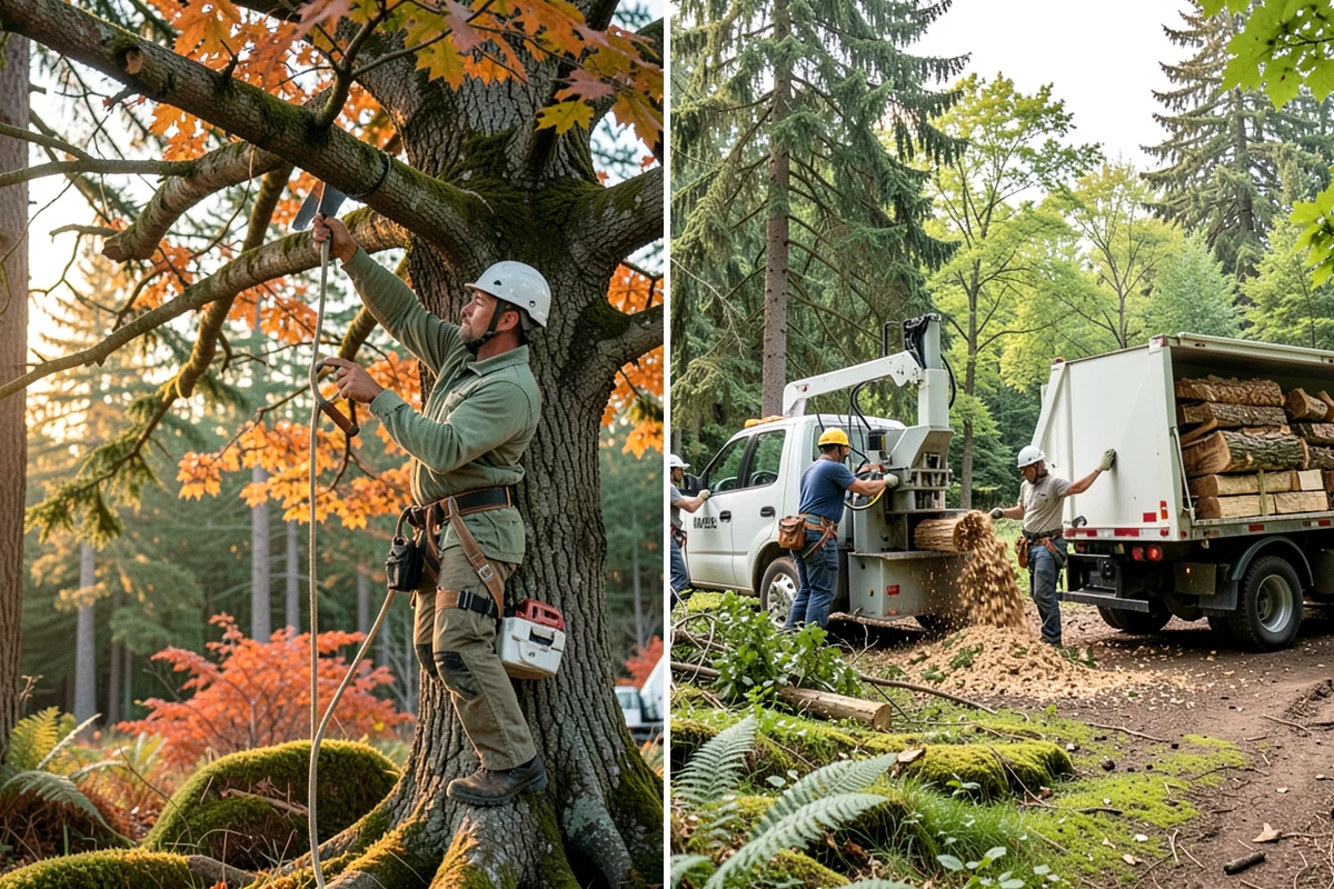 Tree bracing in SeaTac, King County, WA - Assess structural defects and load paths