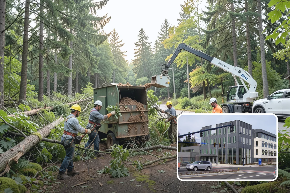 Tree bracing in Shoreline, King County, WA - Reduces the risk of limb or stem failure