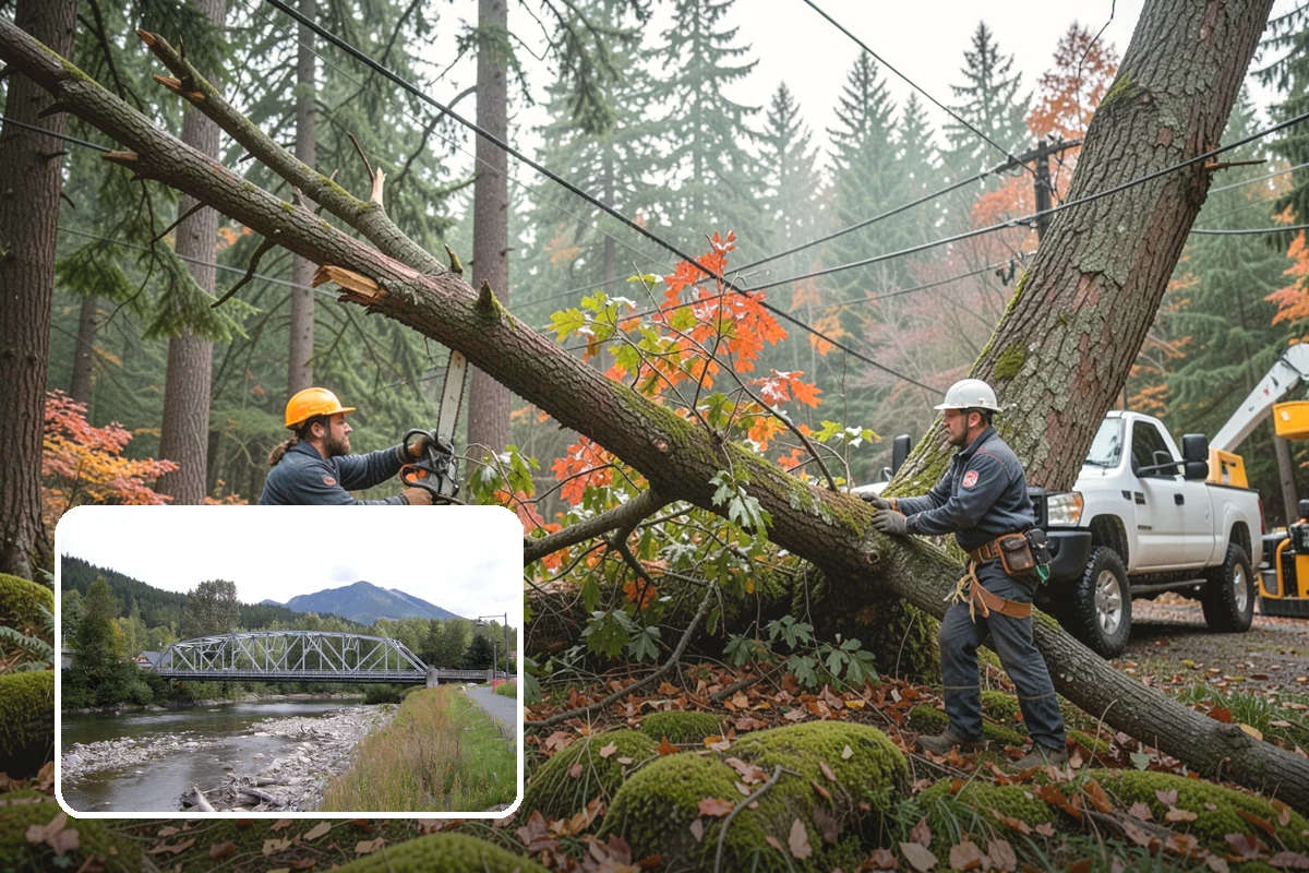 Tree bracing in Skykomish, King County, WA - Reduces the risk of limb or stem failure
