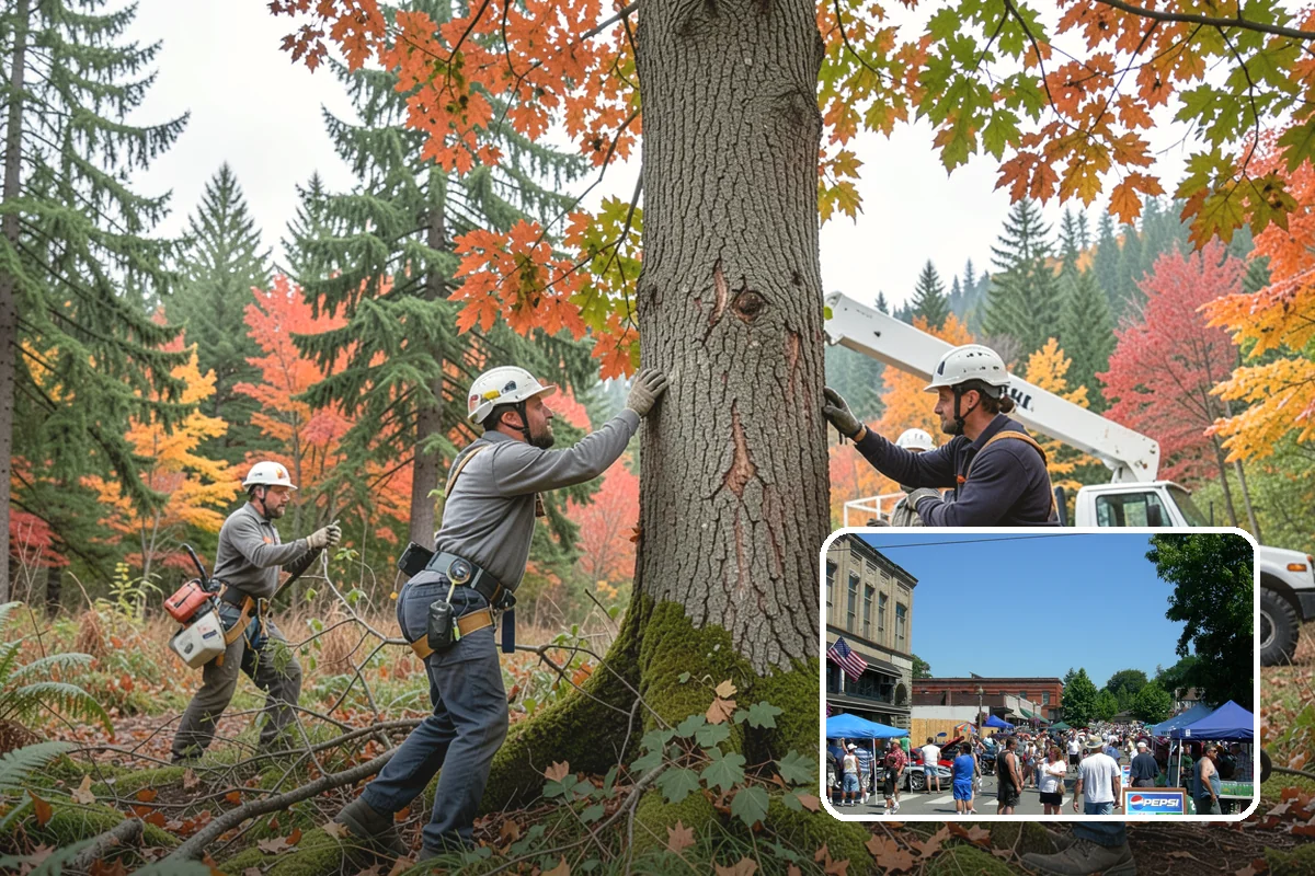 Tree bracing in Snohomish, Snohomish County, WA - Reduces the risk of limb or stem failure