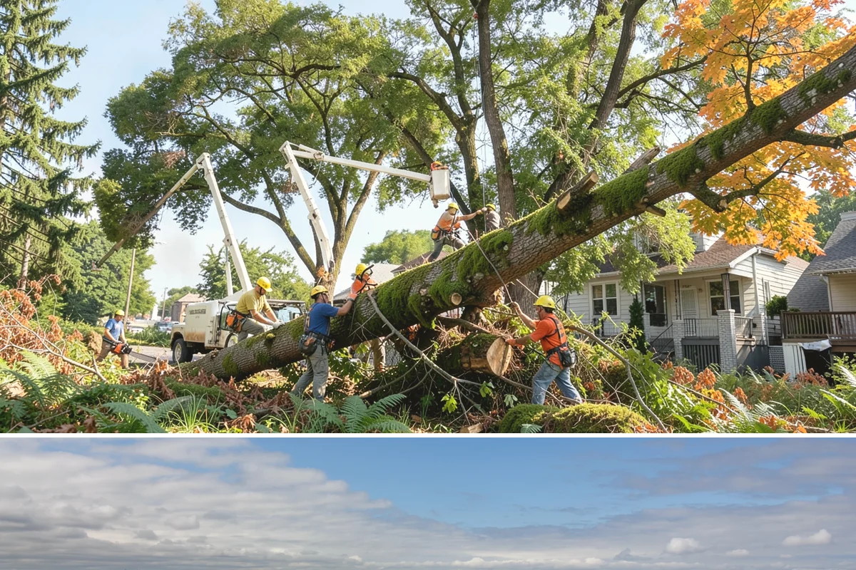 Tree bracing in University Place, Pierce County, WA - Work is performed year-round but typically scheduled when trees have full foliage to assess load paths accurately
