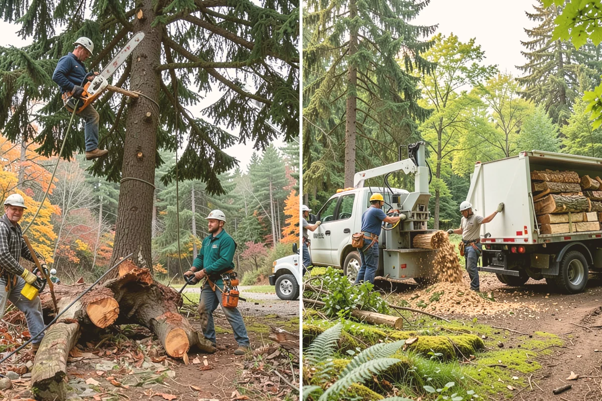 Tree debris removal in Algona, King County, WA - Assess damage and immediate hazards