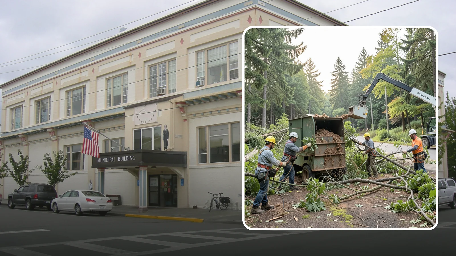 Tree debris removal in Anacortes, Skagit County, WA - The collection and hauling of downed limbs and debris.