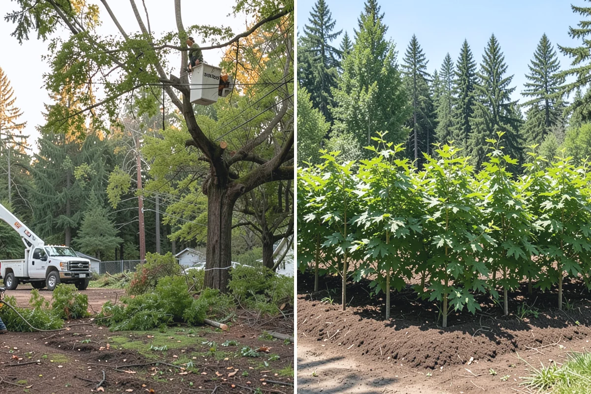 Tree debris removal in Beaux Arts Village, King County, WA - Assess damage and immediate hazards