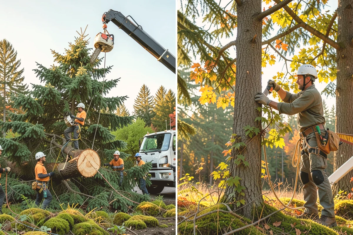 Tree debris removal in Bellevue, King County, WA - Assess damage and immediate hazards