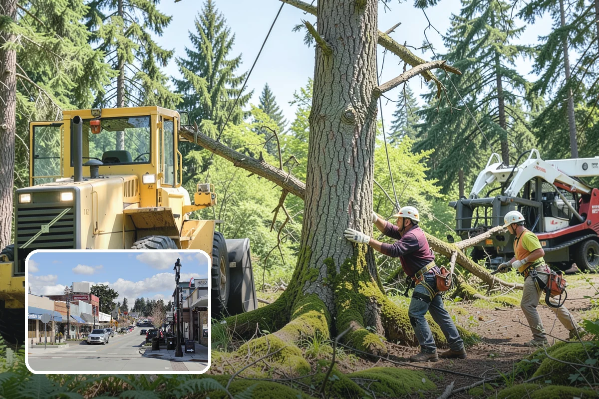 Tree debris removal in Bothell, King County, WA - Restores safety and access quickly