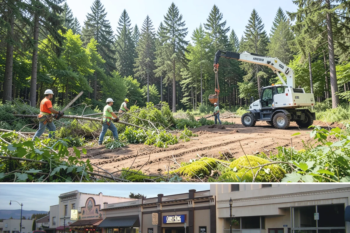 Tree debris removal in Burlington, Skagit County, WA - This service is most frequently needed during fall through spring when storm events are common in Puget Sound weather patterns...