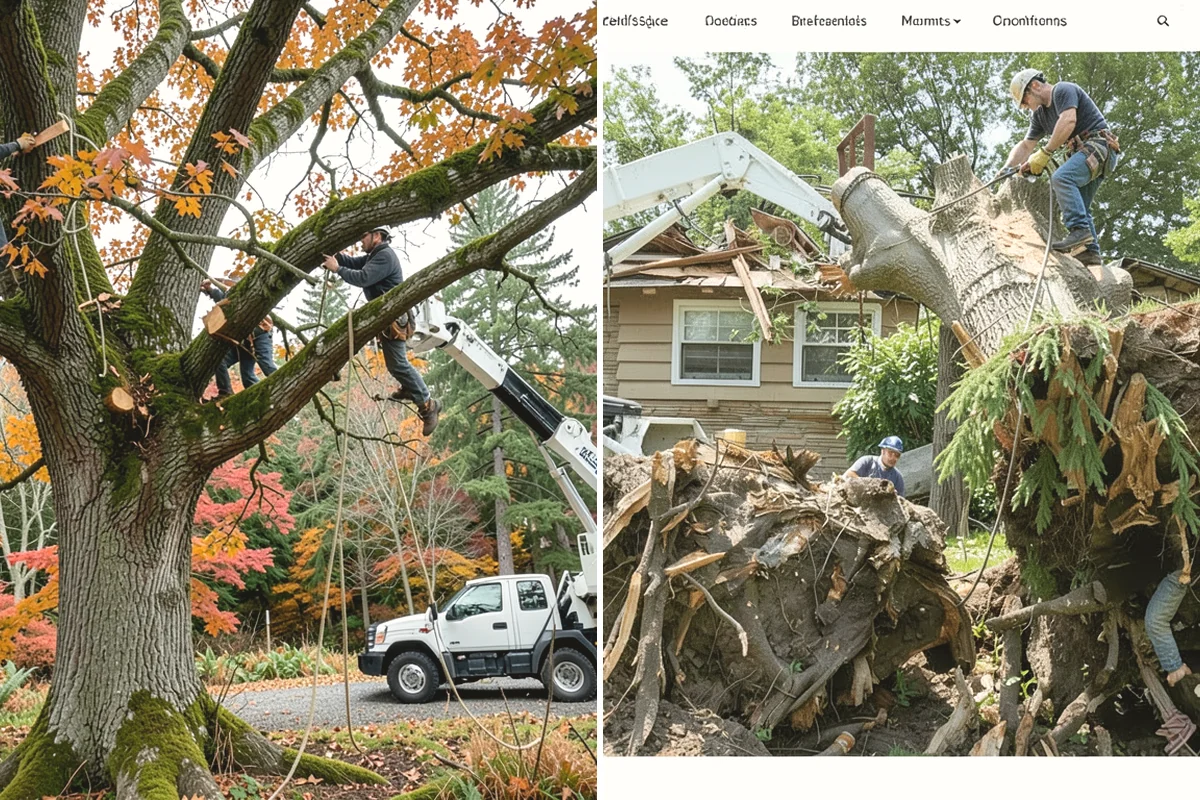 Tree debris removal in Carbonado, Pierce County, WA - Assess damage and immediate hazards