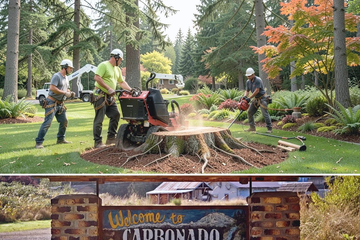 Tree debris removal in Carbonado, Pierce County, WA - This service is most frequently needed during fall through spring when storm events are common in Puget Sound weather patterns...