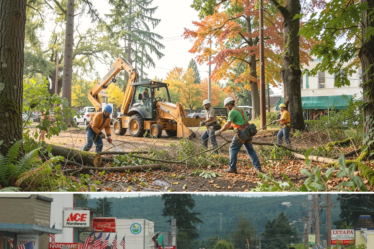 Tree debris removal in Carnation, King County, WA - This service is most frequently needed during fall through spring when storm events are common in Puget Sound weather patterns...