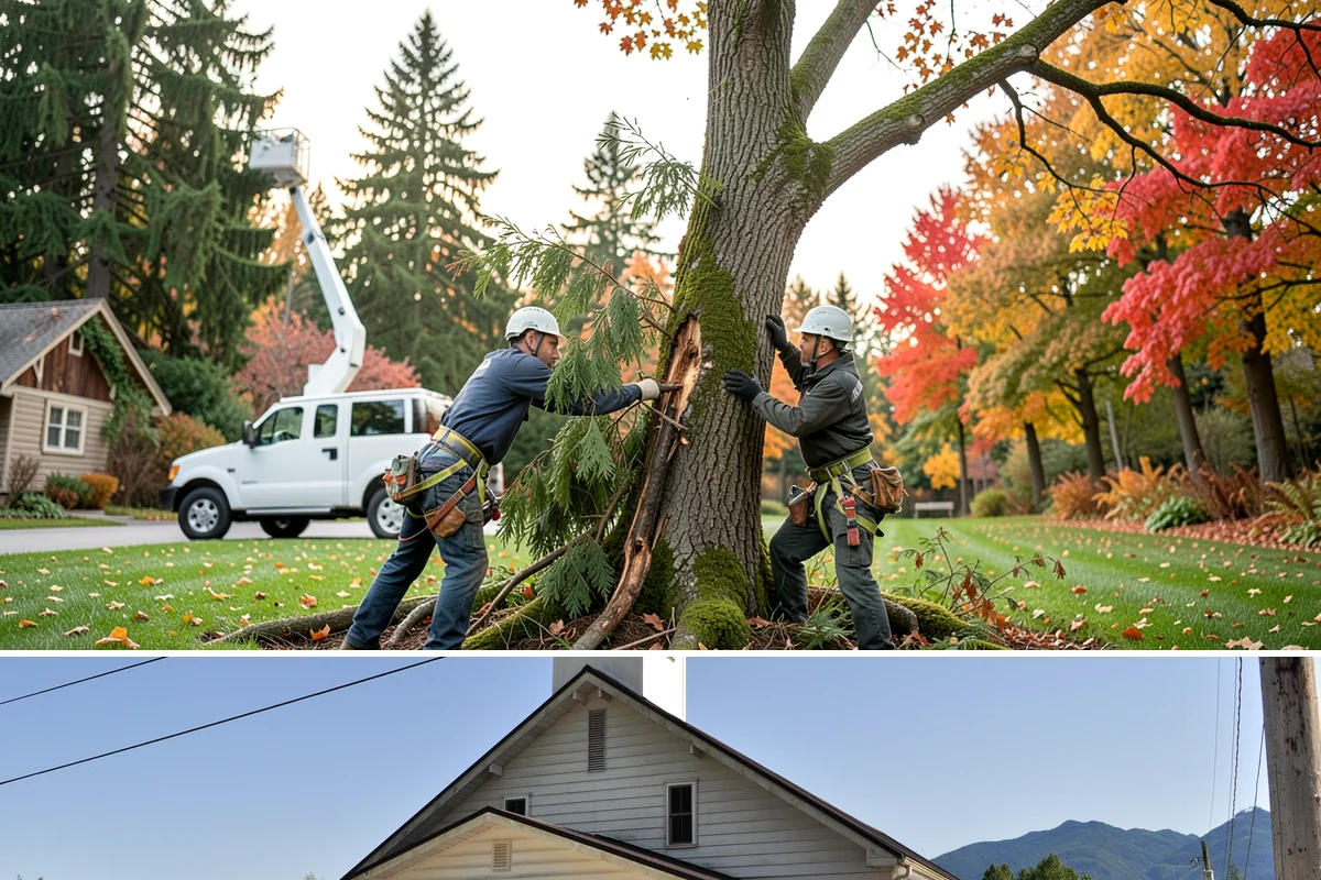 Tree debris removal in Concrete, Skagit County, WA - This service is most frequently needed during fall through spring when storm events are common in Puget Sound weather patterns...