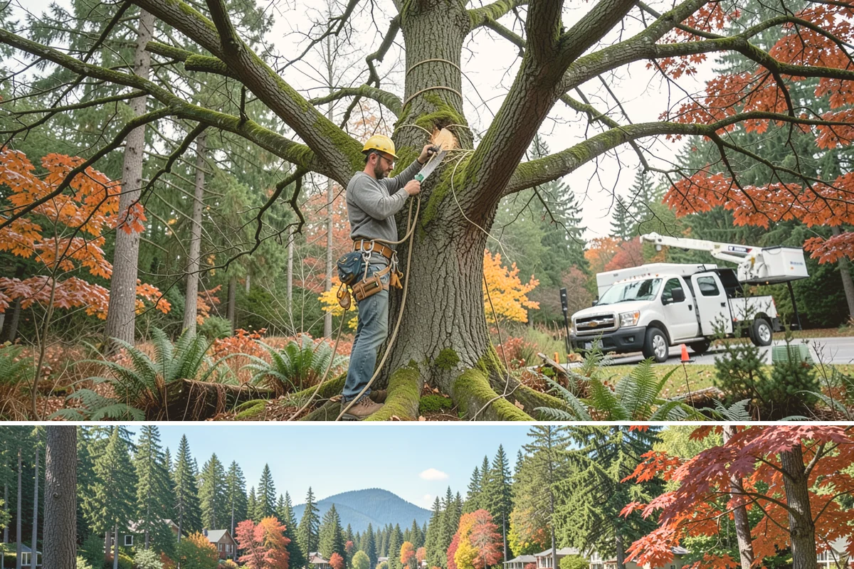 Tree debris removal in Covington, King County, WA - This service is most frequently needed during fall through spring when storm events are common in Puget Sound weather patterns...