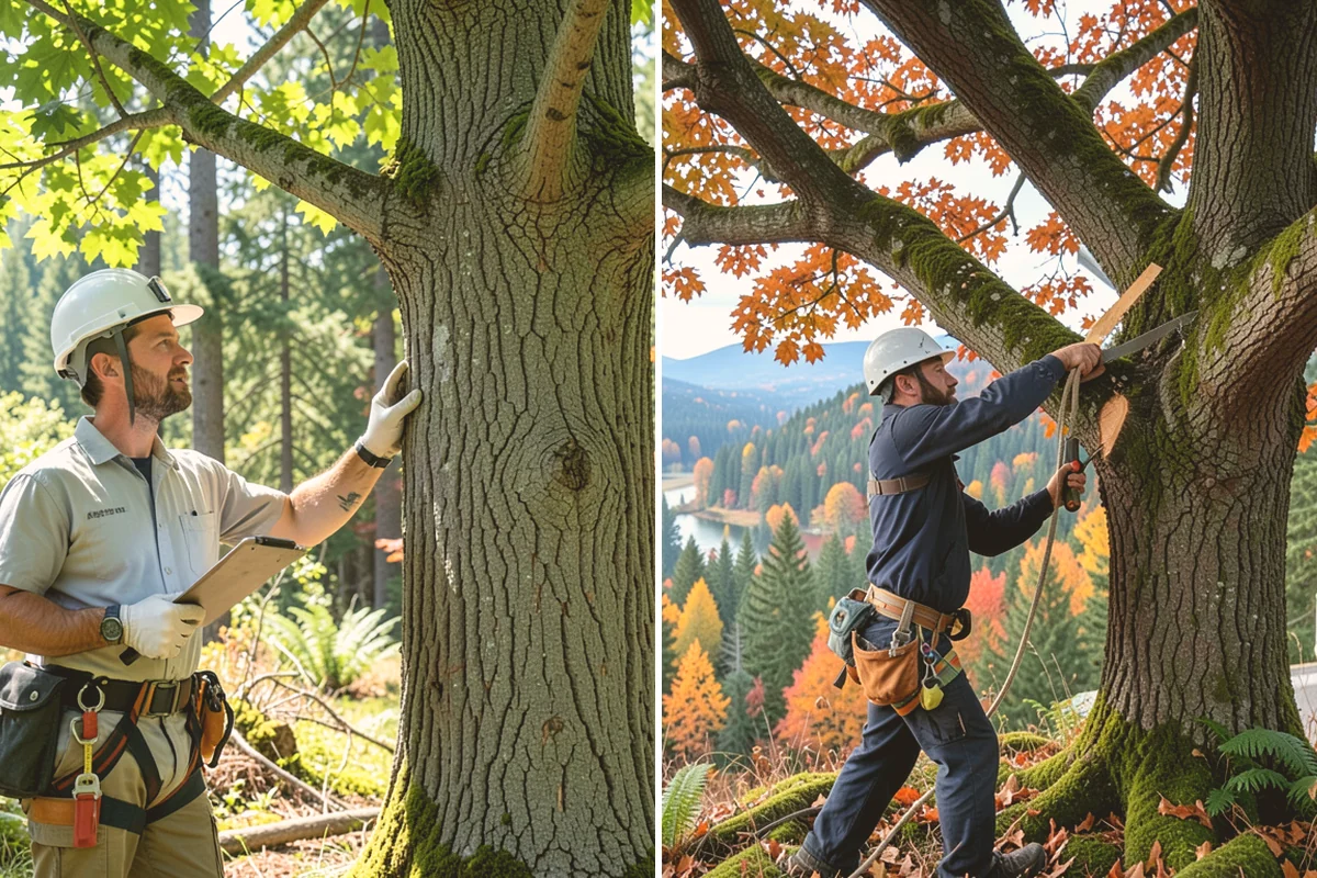 Tree debris removal in Eatonville, Pierce County, WA - Assess damage and immediate hazards