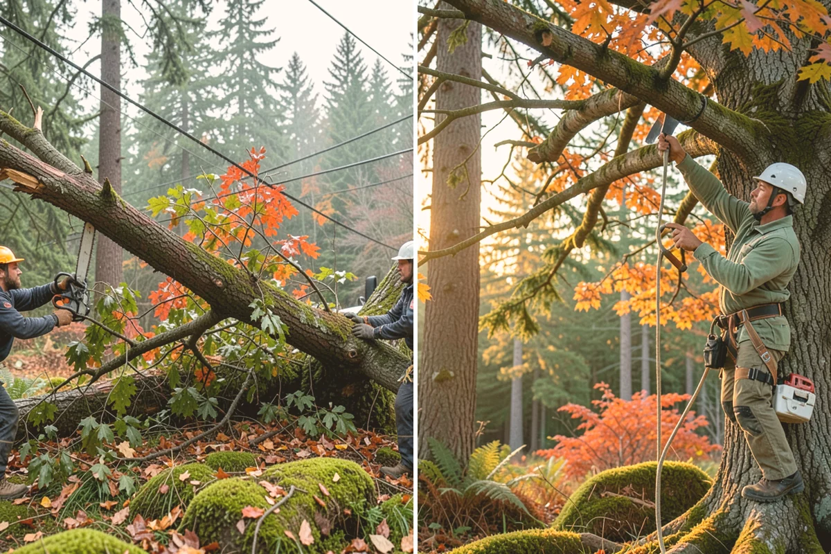 Tree debris removal in Edmonds, Snohomish County, WA - Assess damage and immediate hazards