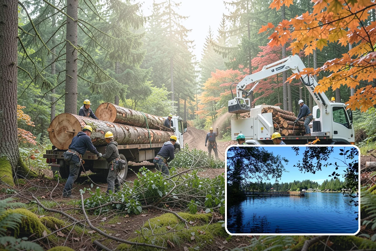 Tree debris removal in Federal Way, King County, WA - Restores safety and access quickly