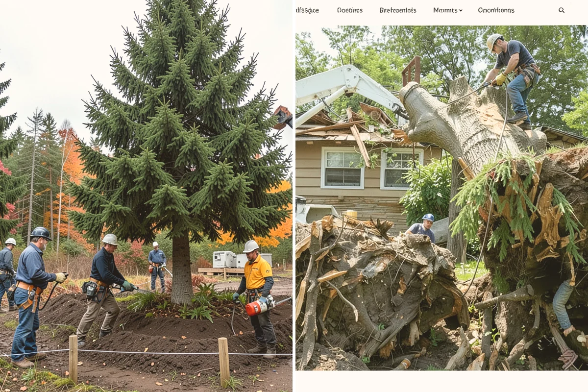 Tree debris removal in Fife, Pierce County, WA - Assess damage and immediate hazards