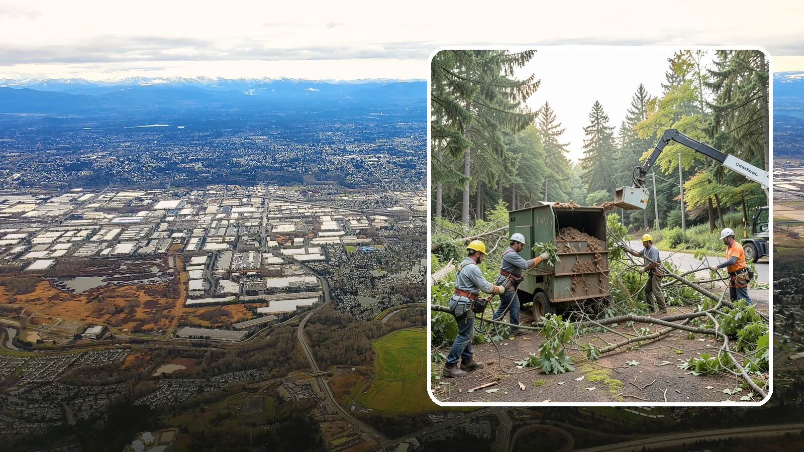 Tree debris removal in Kent, King County, WA - The collection and hauling of downed limbs and debris.
