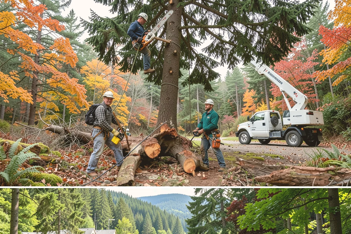 Tree debris removal in Lake Forest Park, King County, WA - This service is most frequently needed during fall through spring when storm events are common in Puget Sound weather patterns...
