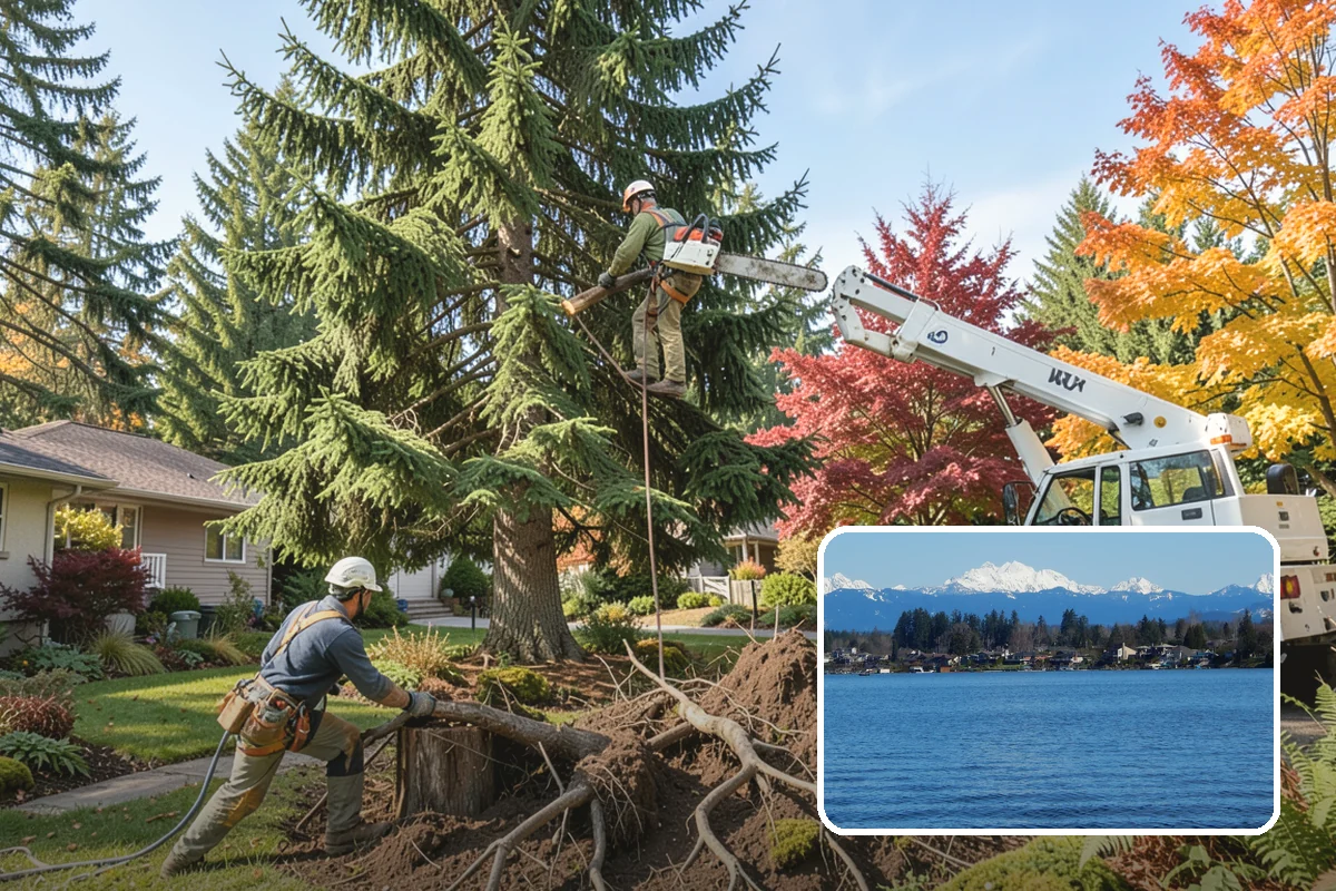 Tree debris removal in Lake Stevens, Snohomish County, WA - Restores safety and access quickly