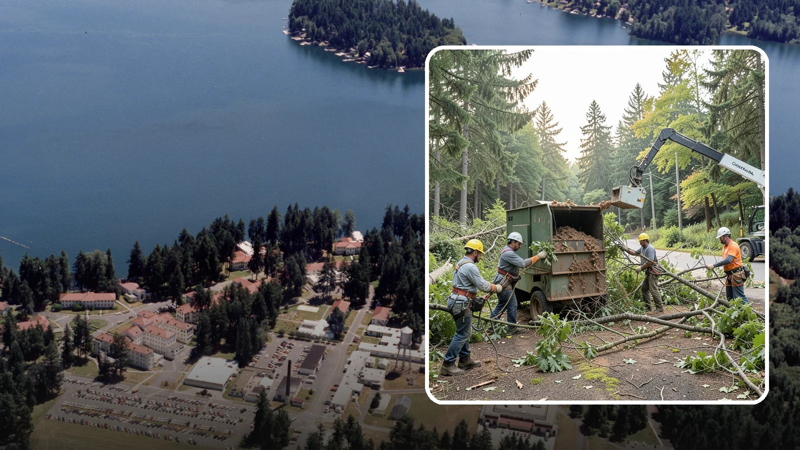 Tree debris removal in Lakewood, Pierce County, WA - The collection and hauling of downed limbs and debris.