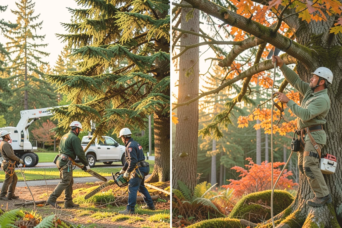 Tree debris removal in Langley, Island County, WA - Assess damage and immediate hazards