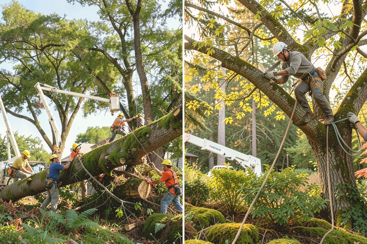 Tree debris removal in Milton, King County, WA - Assess damage and immediate hazards